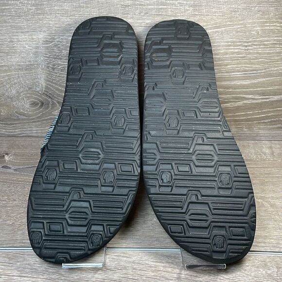 Teva Mush II Men’s Sz 13 Blue Gray Green Black Slip On Thong Flip Flop Sandals - Picture 7 of 11